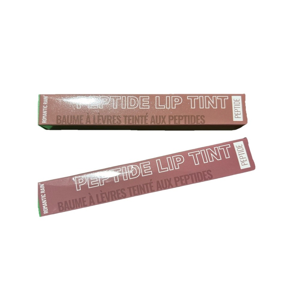Peptide Lip Tint Set (2) Shades 01 & 02 Nude Pink New In Box